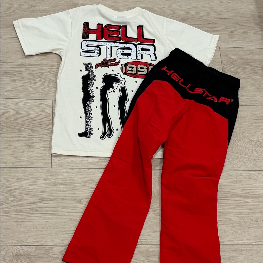 Kids Hellstar Red and Black Graphic Set